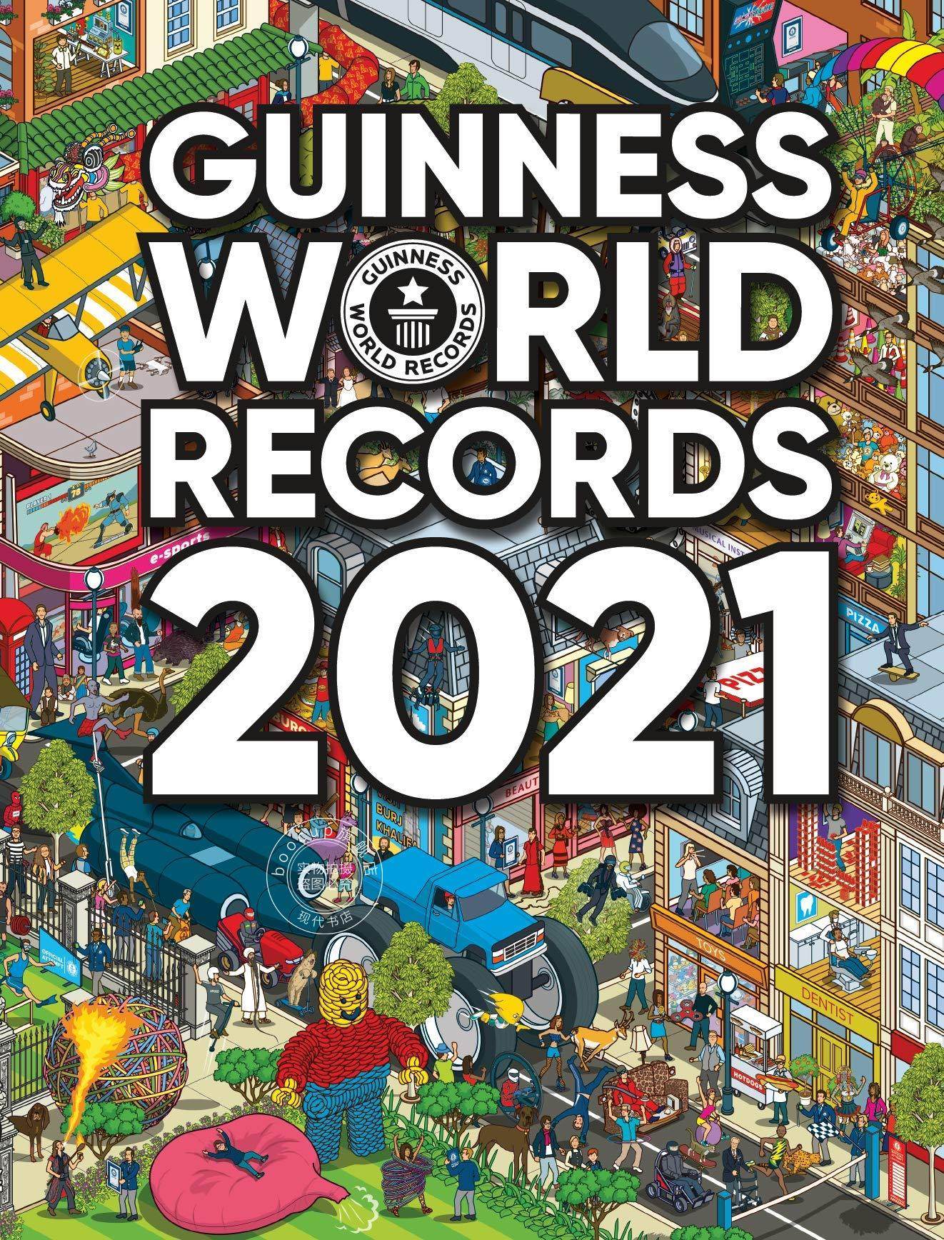 现货2021吉尼斯世界纪录大全 进口英文原版 guinness world records