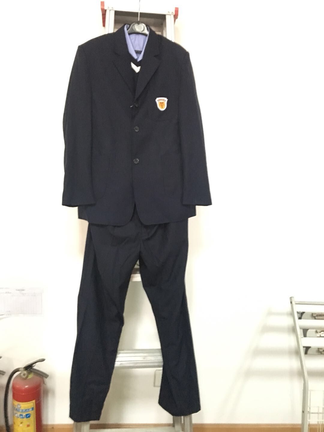 厦门市校服外国语中学男生冬装制服学生校服