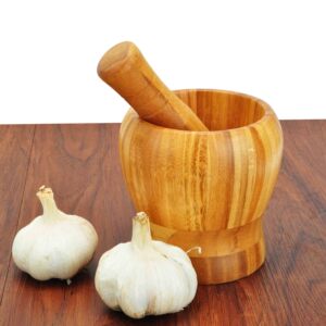 楠竹实木捣蒜器图片