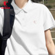 乔丹运动短袖t恤女2025夏季新款纯棉翻领半袖宽松休闲正品POLO衫