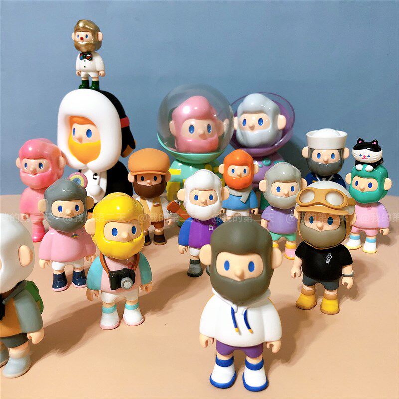 正版bob男友一代代盲盒确认男朋友潮玩公仔摆件潮玩盲盒