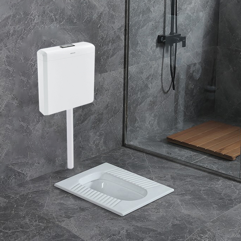 法恩莎暗藏式蹲便器超薄隐形隐藏式水箱暗装蹲坑式入墙嵌入式陶瓷