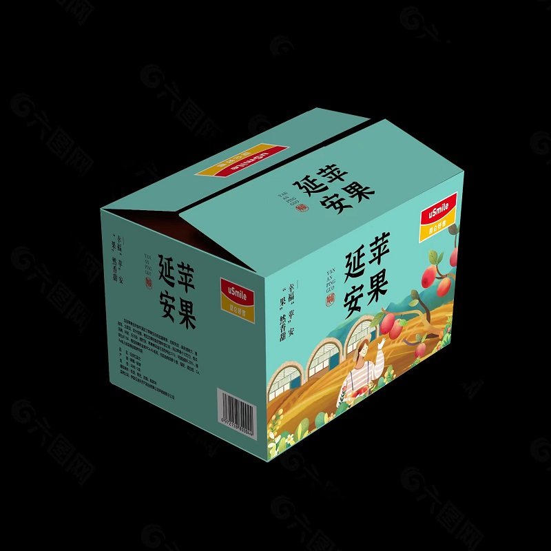 好客秦味 洛川苹果18枚80mm 家庭装中国石油昆仑好客 陕西