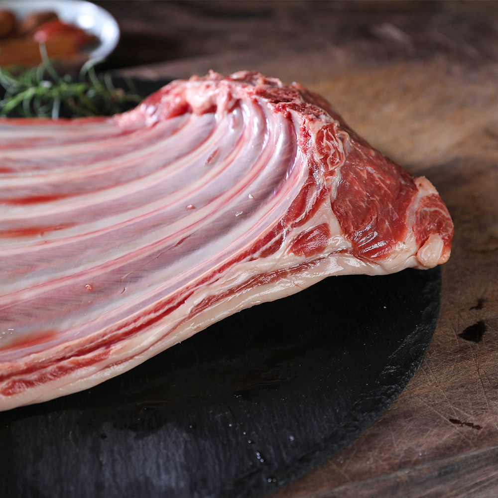 大全—西鲜记 宁夏盐池滩羊 羔羊羊排1kg 烧烤串半成品食材冷冻肋排骨