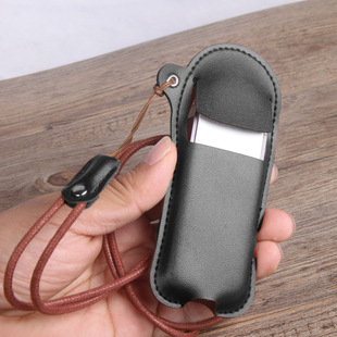 zippo保护套vazo烟杆皮套zippoo电子器套收纳包盒磁吸保护壳挂绳挂链