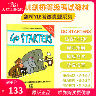 剑桥少儿英语YLE一级考试教材 Go Starters 1级 学生教材含音频答案 预备阶段 CAMBRIDGE YOUNG LEARNERS ENGLISH TESTS