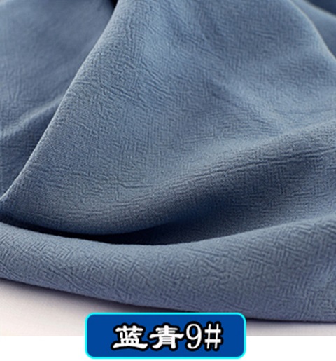 水洗亚麻布料素色图片