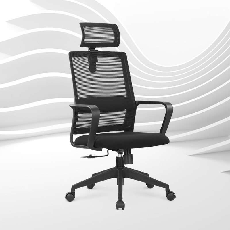 员工椅办公椅靠背 办公室滑轮工作椅子透气网布 弓形电脑椅职员椅