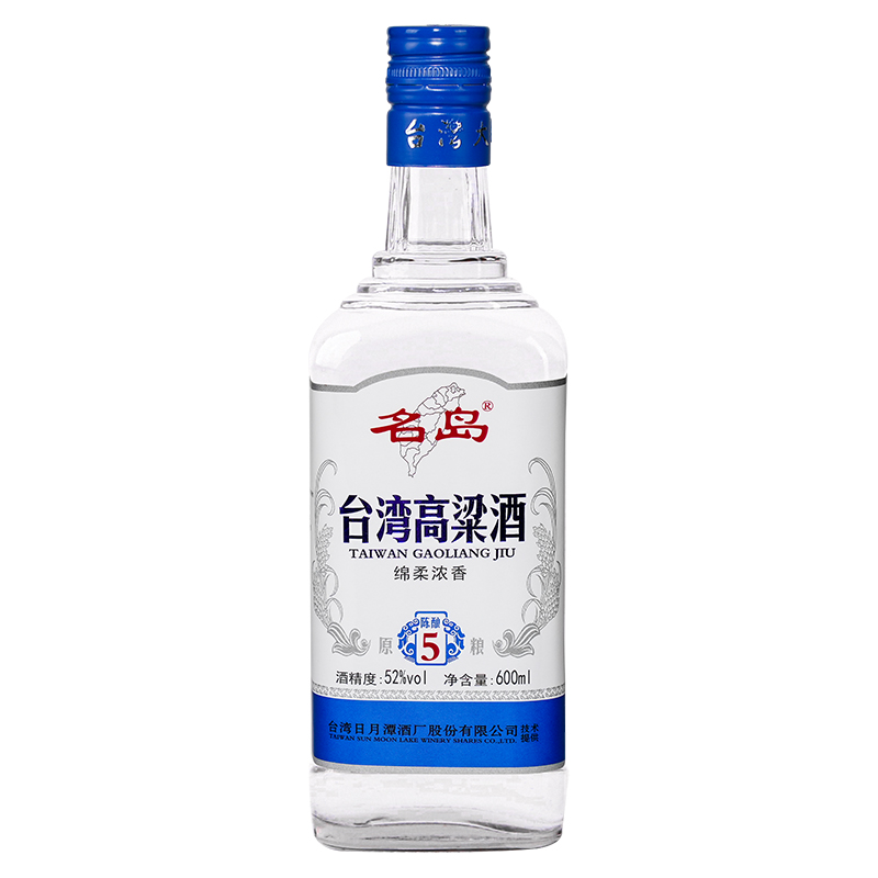 名岛绵柔浓香台湾高粱酒600ml/