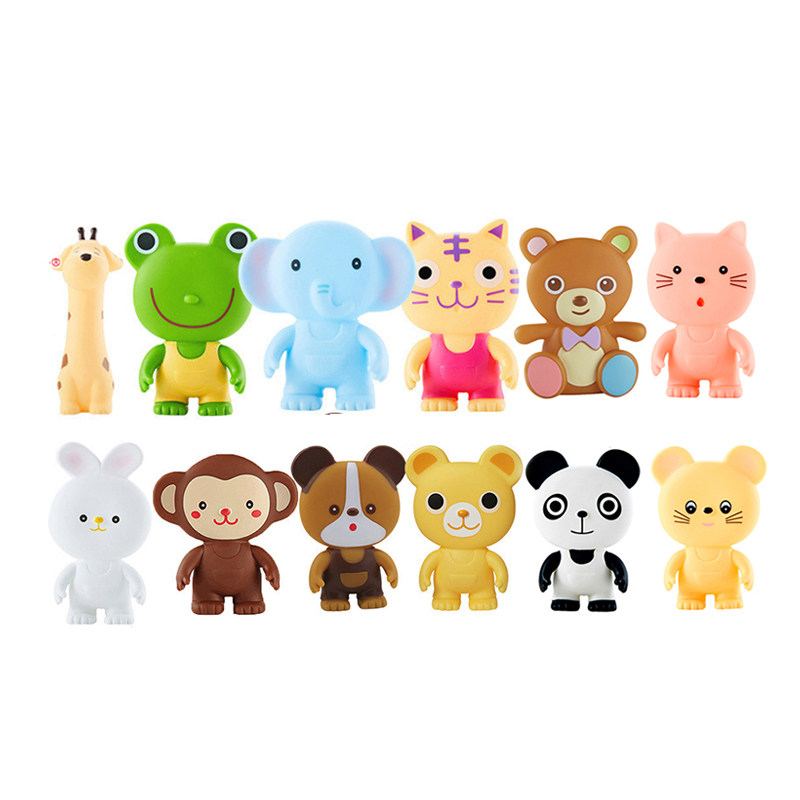 皇室toyroyal宝宝玩具软胶捏捏叫套装洗澡戏水捏响发声玩具卡通