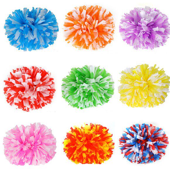 拉拉球彩球手花啦啦队大号大红花球手摇舞蹈道具手拿用品广场舞儿