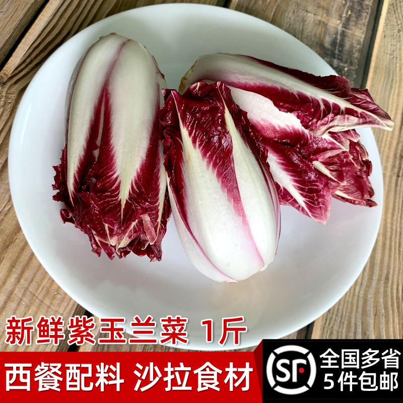 绿食者 紫玉兰菜500g新鲜蔬菜芽球菊苣chicory比利时沙拉西餐食材