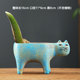 站立小猫咪多肉花盆陶瓷创意可爱卡通动物简约多肉猴尾柱仙人掌盆