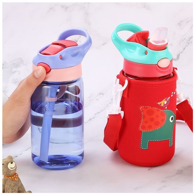 儿童吸管杯学饮杯防漏男女宝宝水壶幼儿园防摔杯子小学生水杯便携