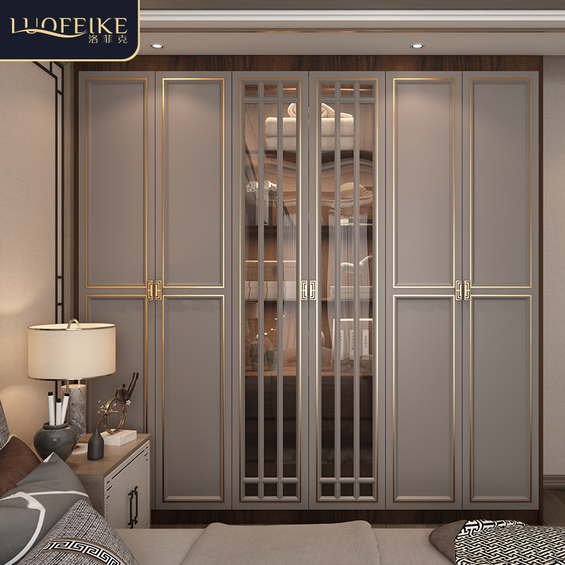 热销实木衣柜定制整体现代中式