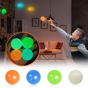 Vent Sticky Wall Ball luminous Stress Relief Balls Kids Toys