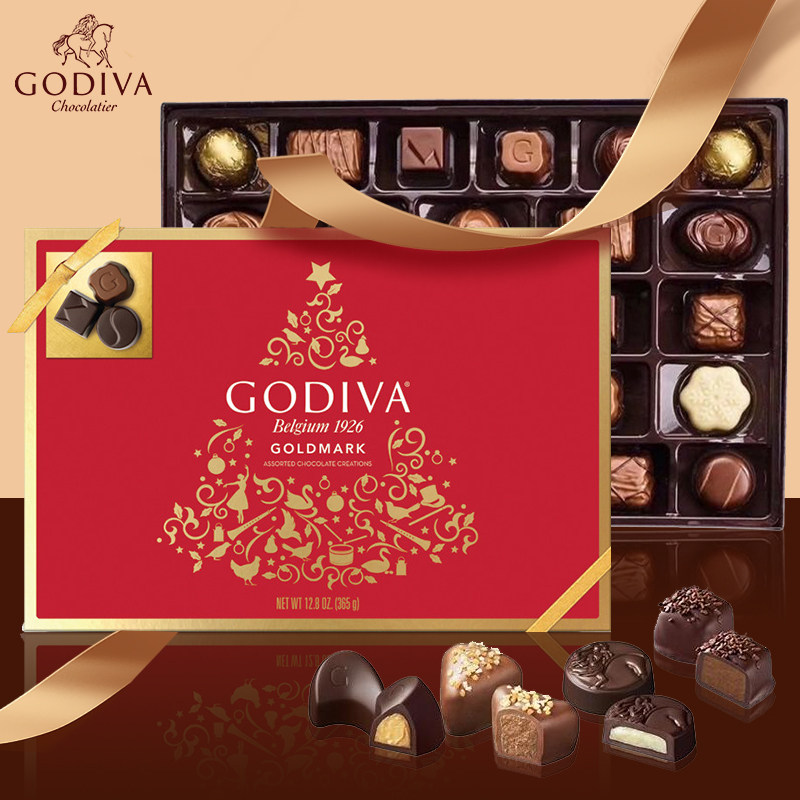 歌帝梵巧克力27粒_顺丰进口godiva歌帝梵巧克力礼盒装30粒27男女友