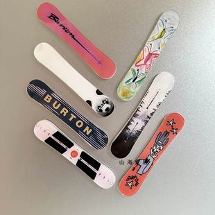 BURTON迷你MINI滑雪板单板冰箱贴磁贴滑雪周边纪念礼物装饰品模型