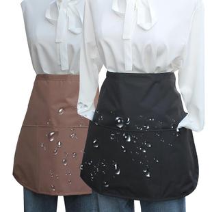 防水围裙厨房专用超强防水防油女新款半截围腰冬季短款做饭