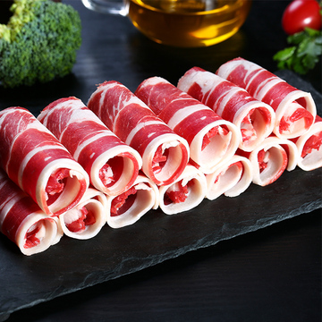 【肥瘦相间】伊品众益雪花肥牛卷500gx3盒 券后69.9元包邮