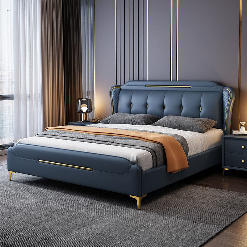 凯居莱免洗科技布床主次卧2021新款轻奢软包床现代简约北欧结婚床