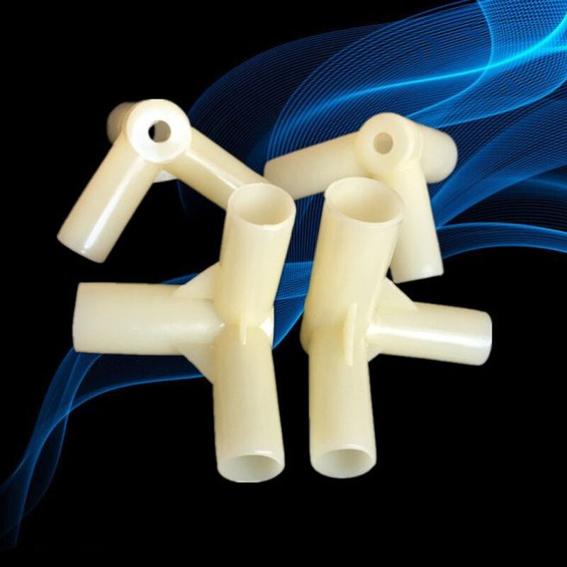 蚊帐配件三角通蚊帐三通配件三角通接头不l锈钢支架三通配件塑料