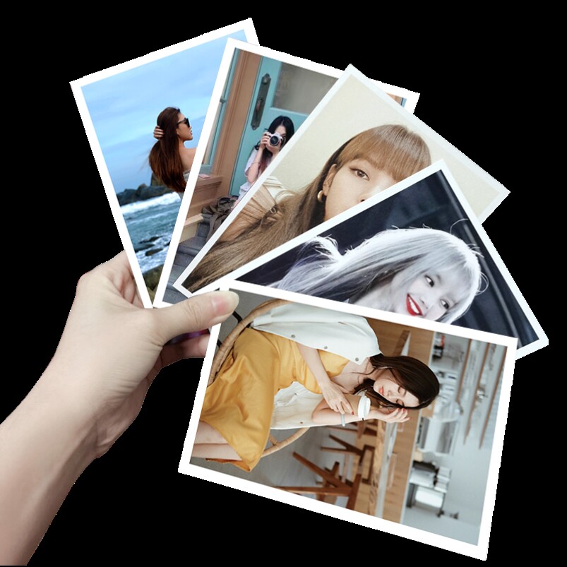 明信片定制diy来图照片明星应援纸质正方形钱包小卡片打印订做lomo卡