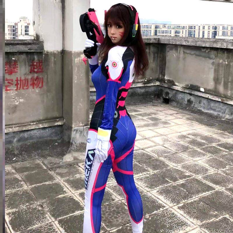 淘宝￥240折后价￥240守望先锋宋哈娜旗袍cos服屁股dva小美cosplay