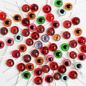  七夕情人节写轮眼3d眼珠子棒棒糖