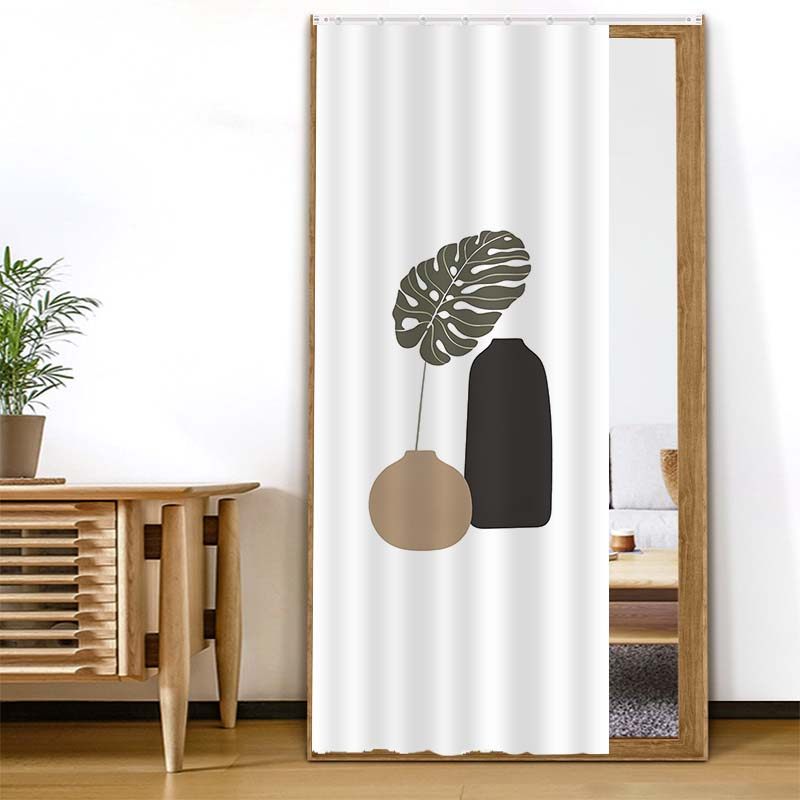 定制镜子遮挡帘化妆镜全身镜防尘帘玄关镜帘风水帘落地镜挡灰帘子