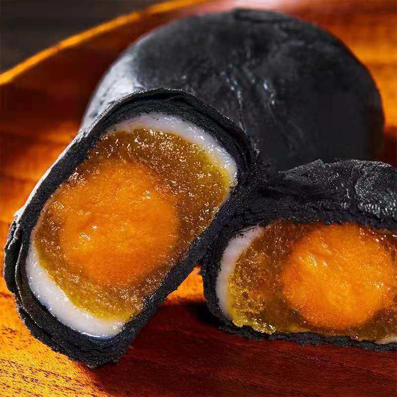 1个装黑金酥墨鱼金凤梨酥咸蛋黄酥夹心糕点休闲零食