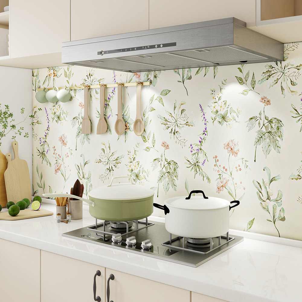 厨房炉灶墙壁防油贴纸