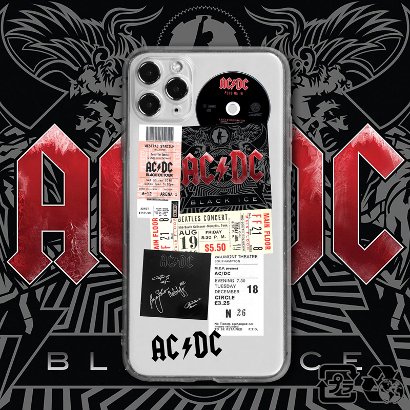 ACDC摇滚乐队华为全包金属小米OPPO红米realme三星vivo一加iQOO手机壳适用苹果13iPhone12promax14plus11xr15