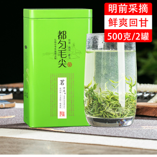 都匀毛尖2024新茶贵州茶叶高山云雾浓香型炒青绿茶特级500g