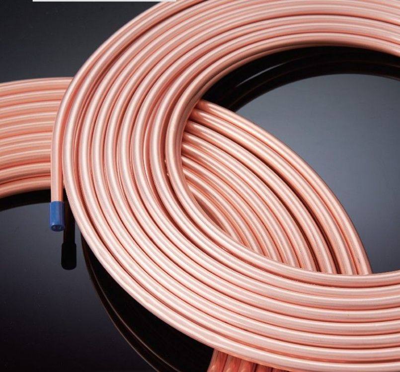 铜管紫铜空调海亮纯铜变频蚊香空心制冷连接管空调配件