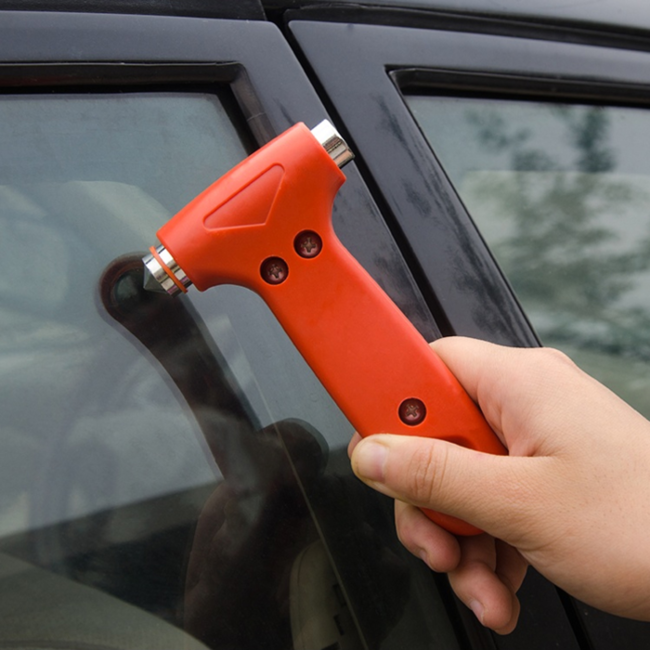 多功能汽车车用车载安全逃生锤 破窗救生锤割绳爆破玻璃便携锤子