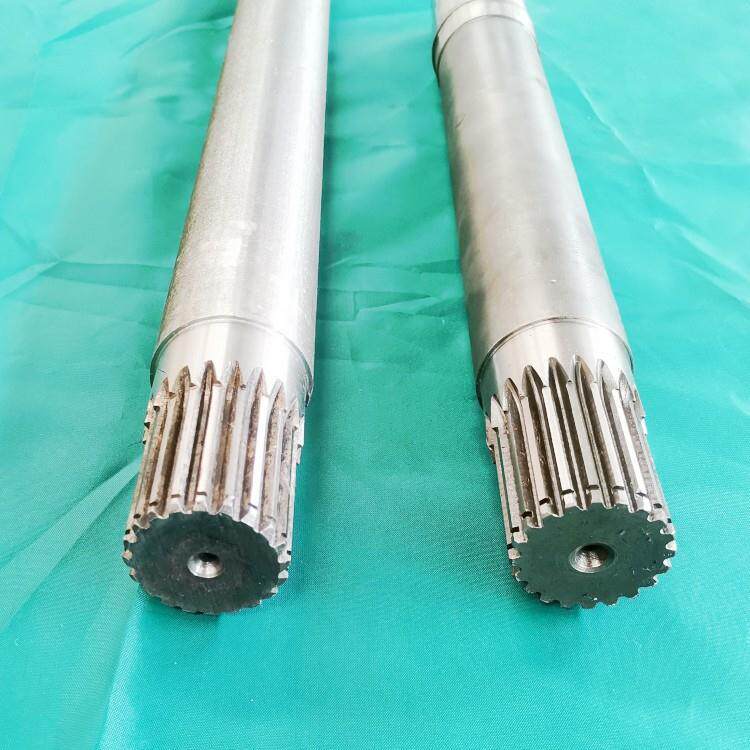 艾禾旋耕机驱动半轴驱动轮轴内20花键外单键槽云洲变速箱驱动半.