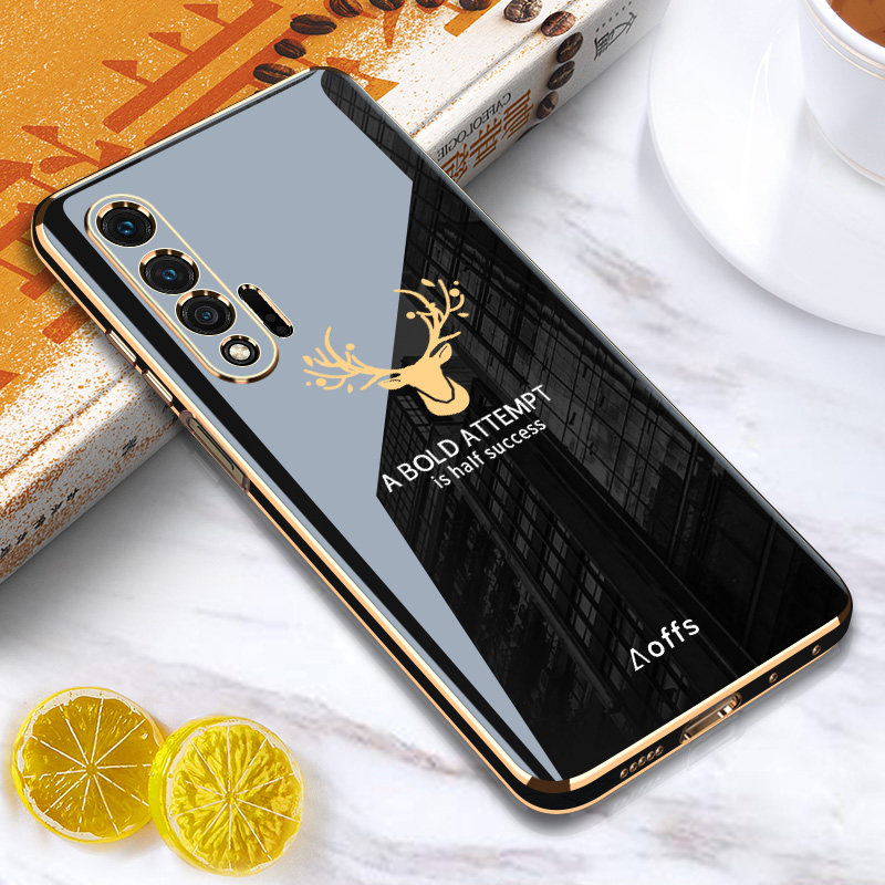 适用于华为nova6手机壳5g版新款nove6麋鹿全包防摔液态硅胶软壳外壳