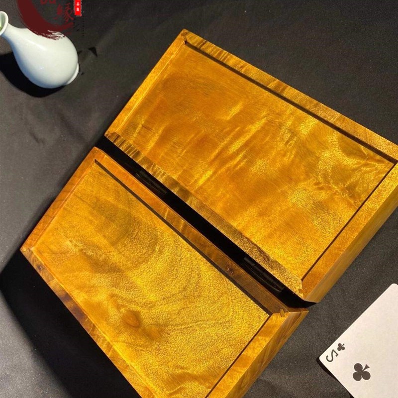 古作品丝a楠楠叶桢小精金珠宝首饰收纳盒木质盒高端送礼包邮