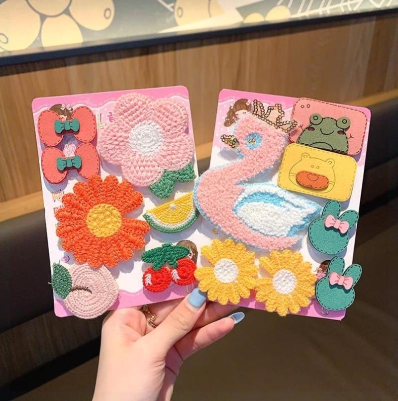 ins网红发贴头饰魔术贴女头发粘贴可爱刘海贴卡通文字碎发贴冷漠