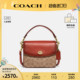 COACH/蔻驰官方 专柜款Cassie小号女士PVC配皮单肩手提包89089