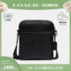 COACH/蔻驰官方 奥莱款男士小牛皮压花商务休闲单肩斜挎包4009