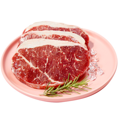 原肉整切牛排套餐西冷牛排5片儿童黑椒牛排不拼接西餐牛排家庭装