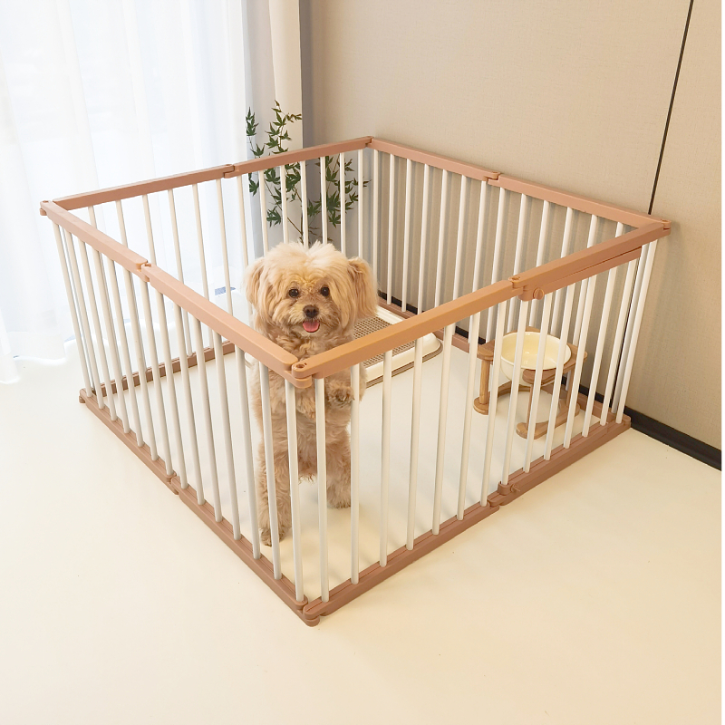 萌小宝宠物围栏狗笼子栅栏自由拼接可扩展室内中小型犬狗窝防越狱