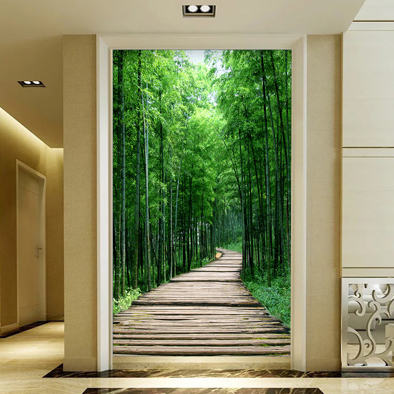 3D立體玄關過道走廊豎版清新竹林木板小路裝飾畫背景牆紙壁紙壁畫在類目 家居飾品, 貼飾, 牆貼中 - 來自Buy2taobao.com提供專業的淘寶代購服務