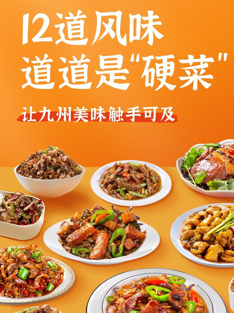 九州厨子料理包家用半成品预制菜美食外卖盖浇饭商用快餐速食菜包