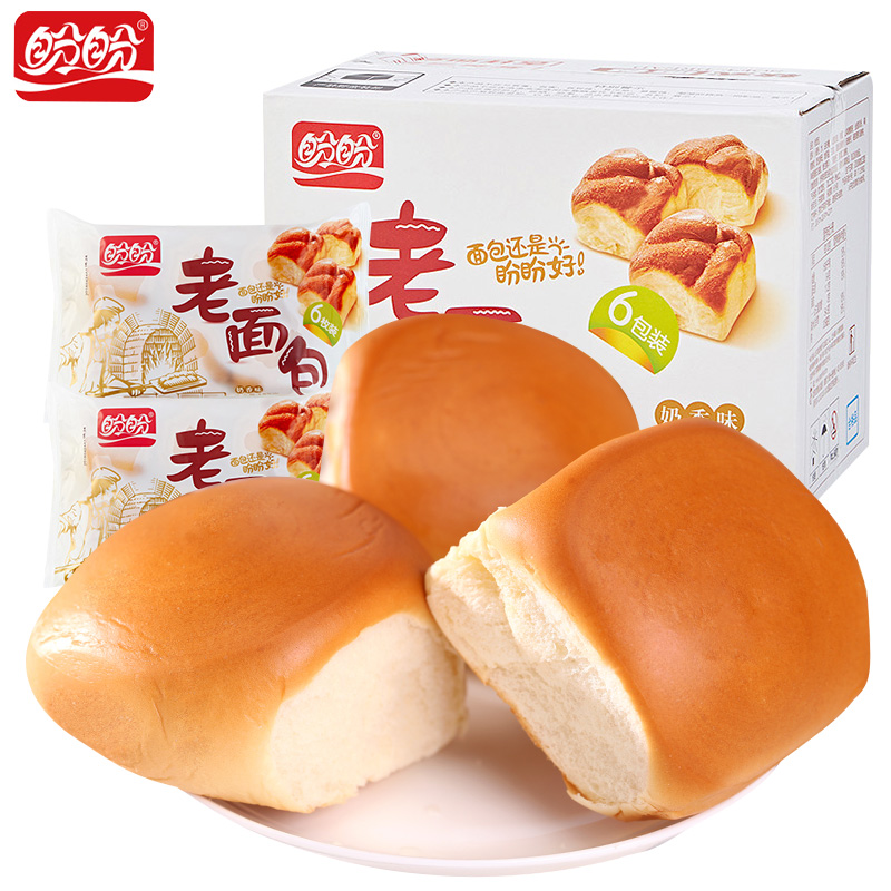 盼盼老465g整箱早餐手撕法式小面包