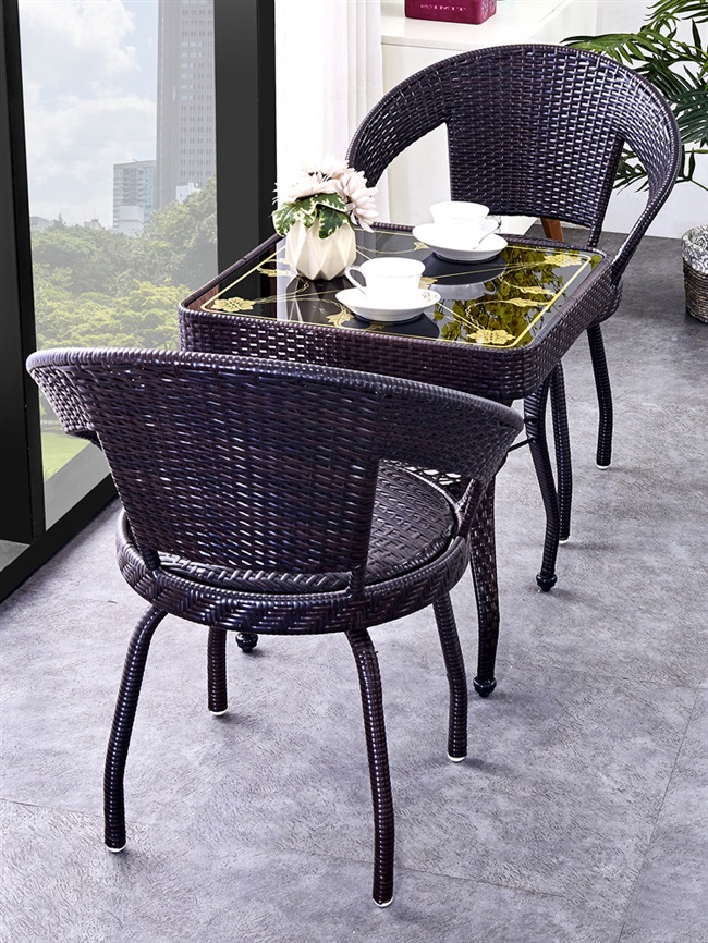 藤椅转椅单人图片