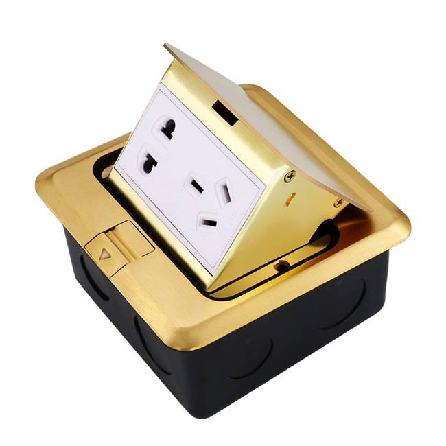 五孔电源插座送底盒图片