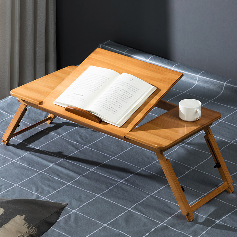 折叠床上小书桌子笔记本电脑懒人宿舍学生家用卧室写字简约